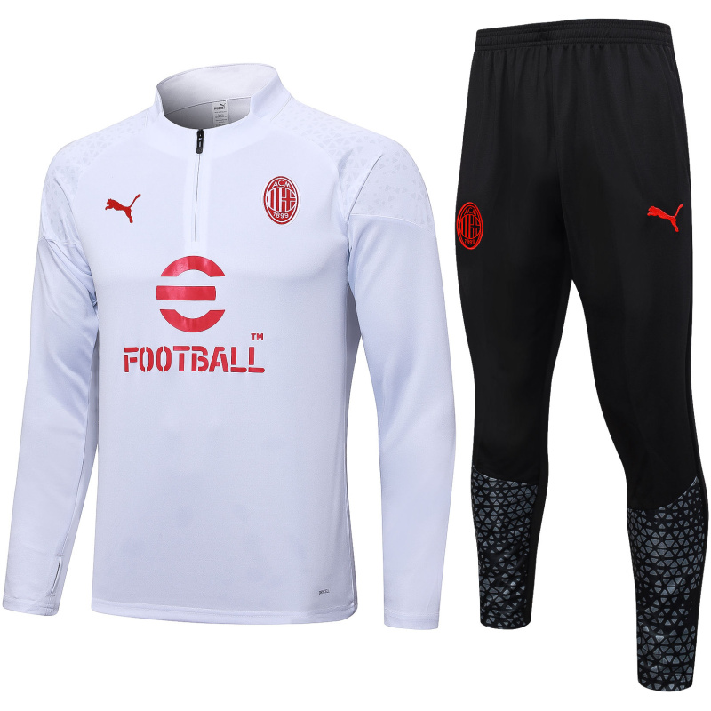 Survêtement d’entraînement AC Milan Blanc 2023/24