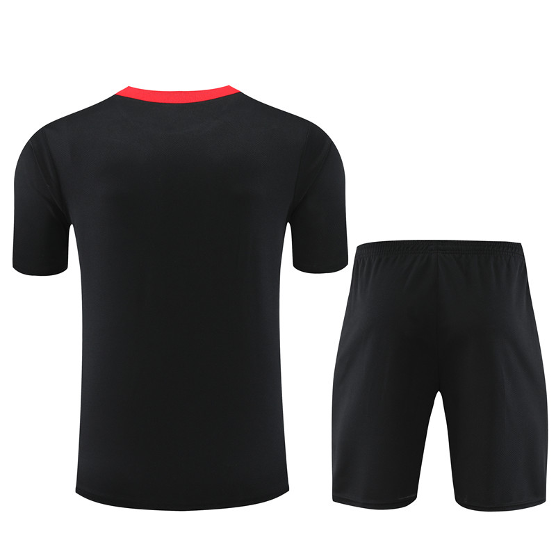 Tenue d’entraînement courte Portugal noire 2024