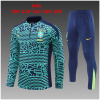 Tenue d’entraînement enfants Brésil bleue 2024