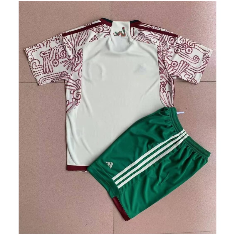 Maillot extérieur enfants du Mexique Coupe du Monde de la FIFA Qatar 2022