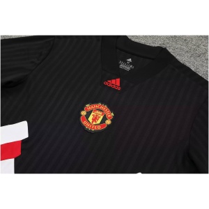 Tenue d'entraînement courte Manchester United noire 2023/24