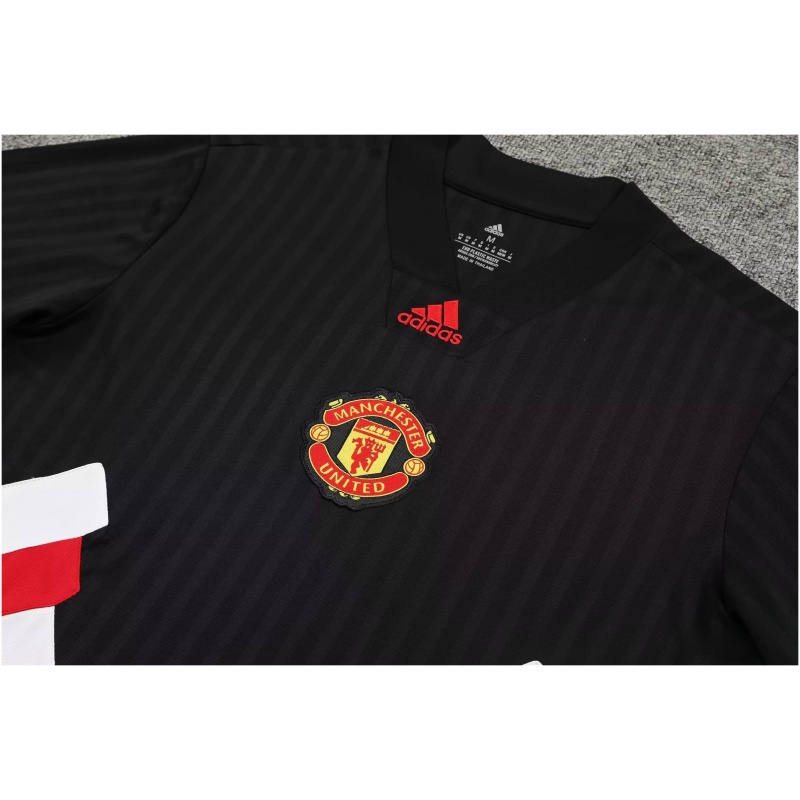Tenue d’entraînement courte Manchester United noire 2023/24