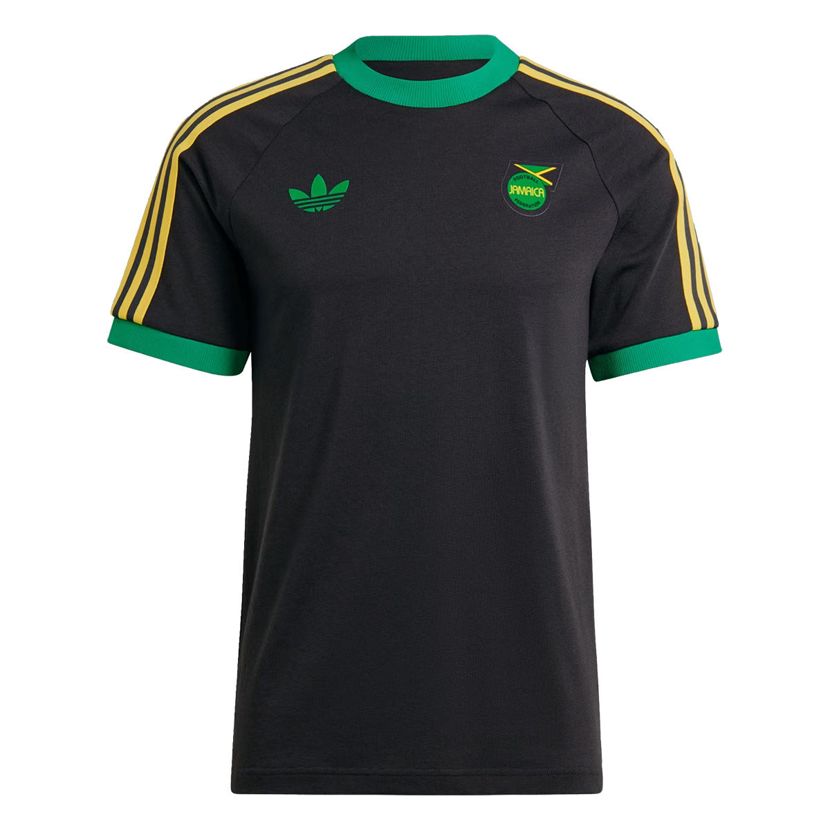 Maillot Jamaica Adicolor 3-Stripes en pur coton noir 2024