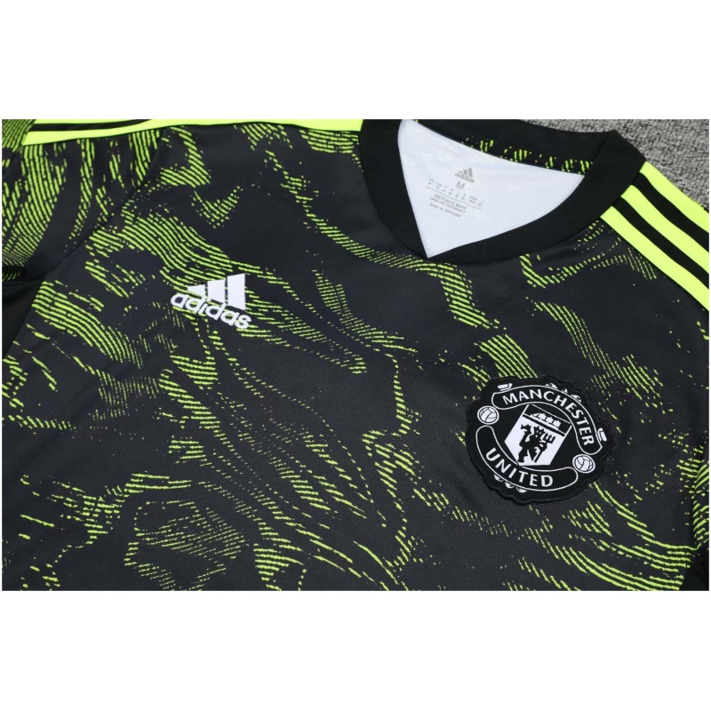Ensemble d’entraînement court Manchester United vert 2023/24