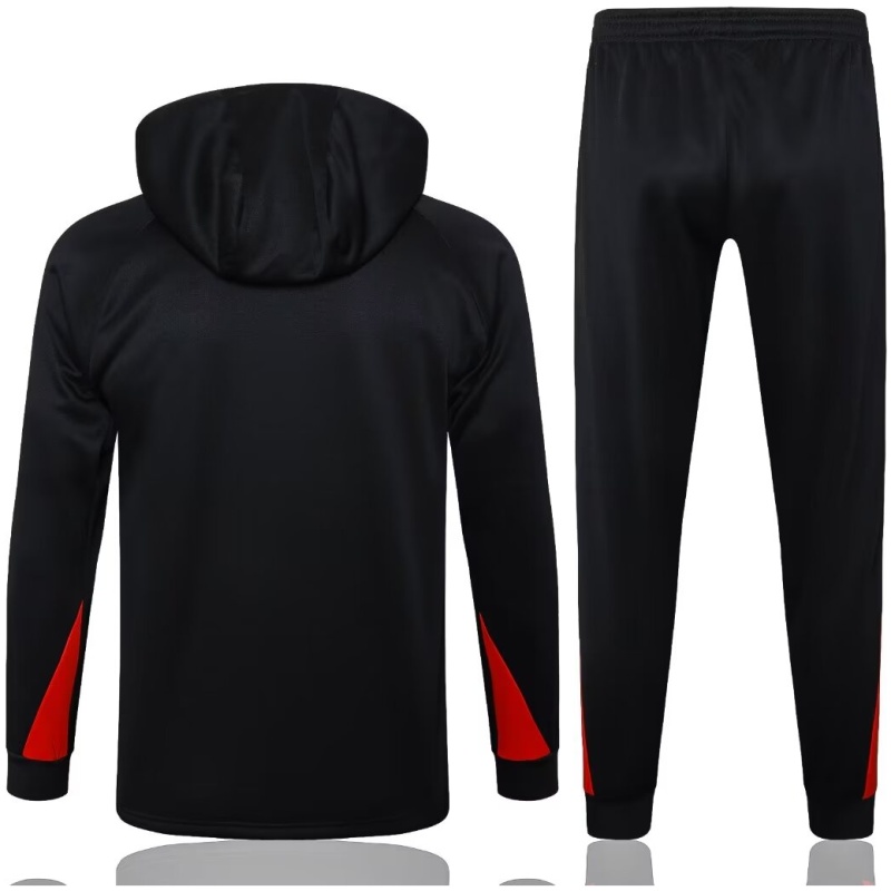 Survêtement Liverpool : Sweat à Capuche + Pantalon d’Entraînement Noir 2024/25