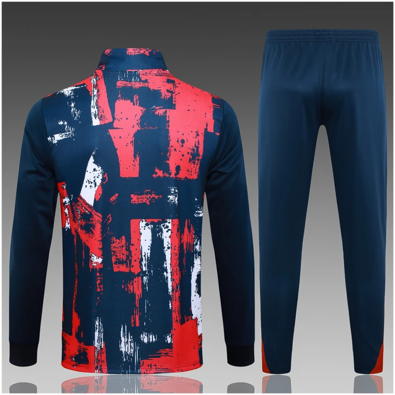 Ensemble d’entraînement pour enfants PSG Veste + Pantalon Royal – Rouge 2024/25