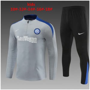 Ensemble d’entraînement pour enfants Inter Milan gris 2024/25