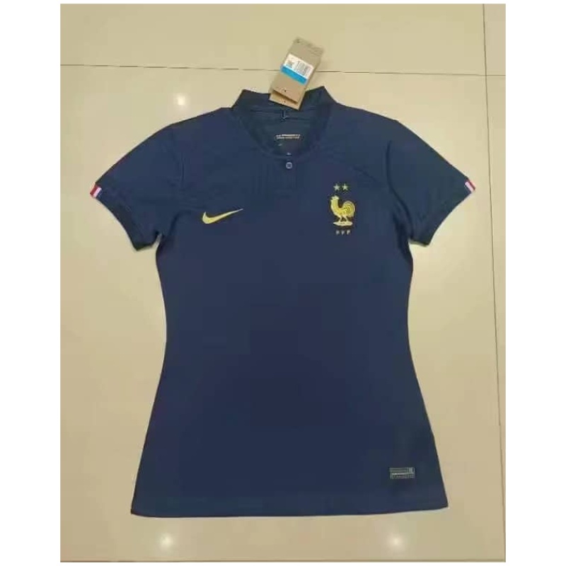 Maillot domicile femme France Coupe du Monde FIFA Qatar 2022