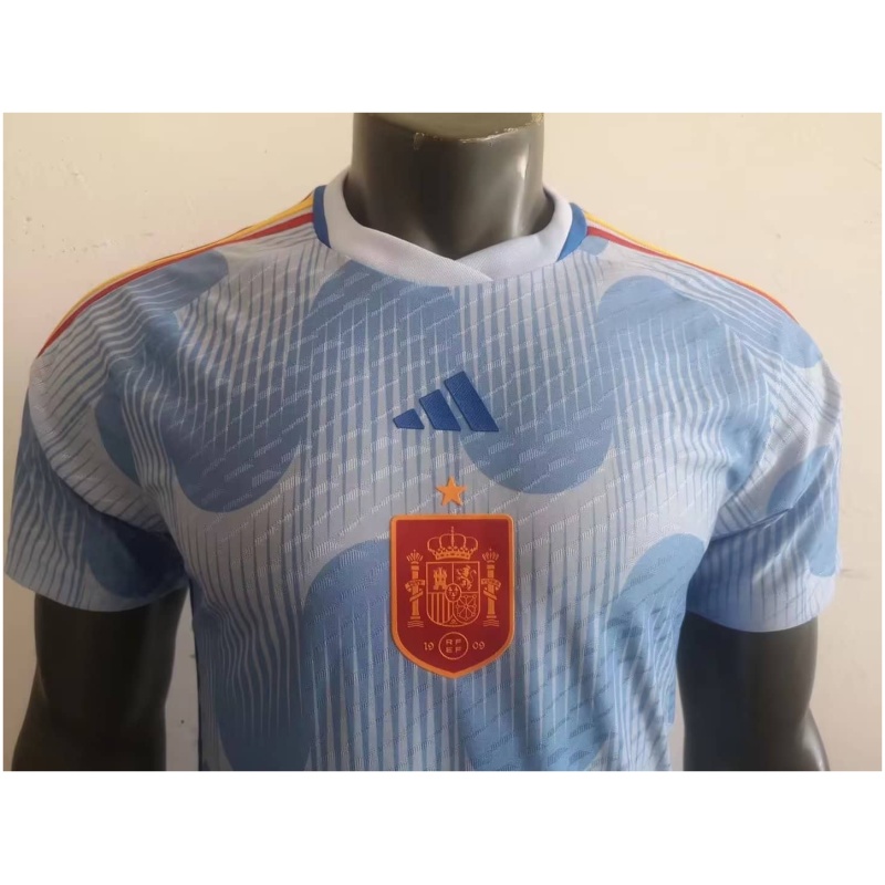 Maillot extérieur authentique de l’Espagne Coupe du Monde de la FIFA Qatar 2022 – joueur