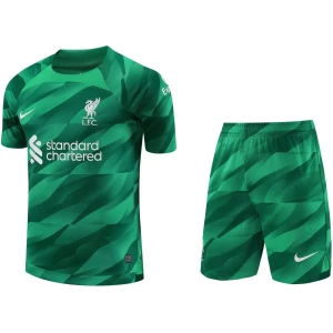 Gardiens de but de Liverpool Costume Vert 2023/24