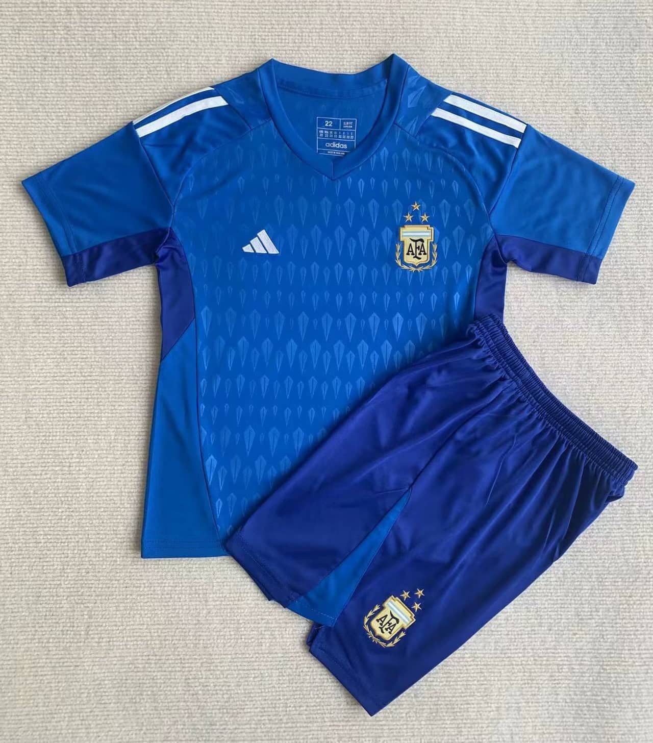 Maillot Bleu Gardien de But Enfant Argentine 2023/24