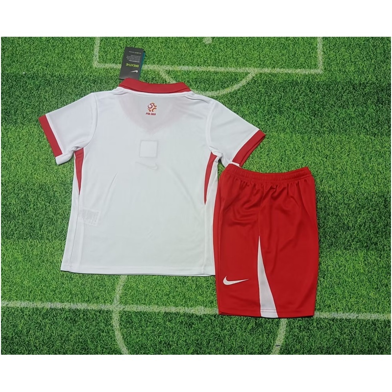 Maillot Domicile Enfant Pologne 2024