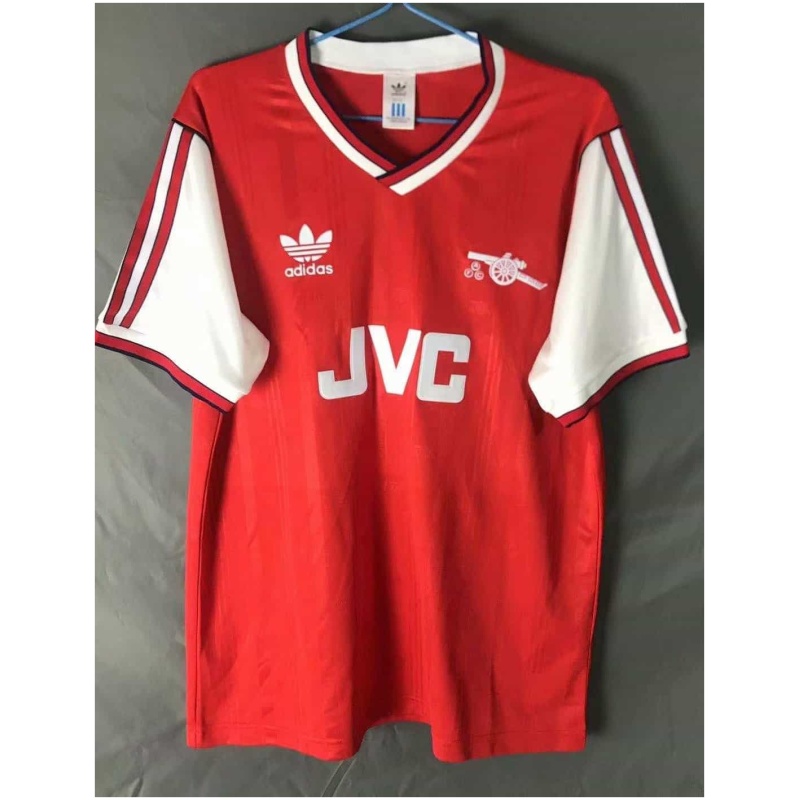 Maillot domicile rétro d’Arsenal 1986-1988