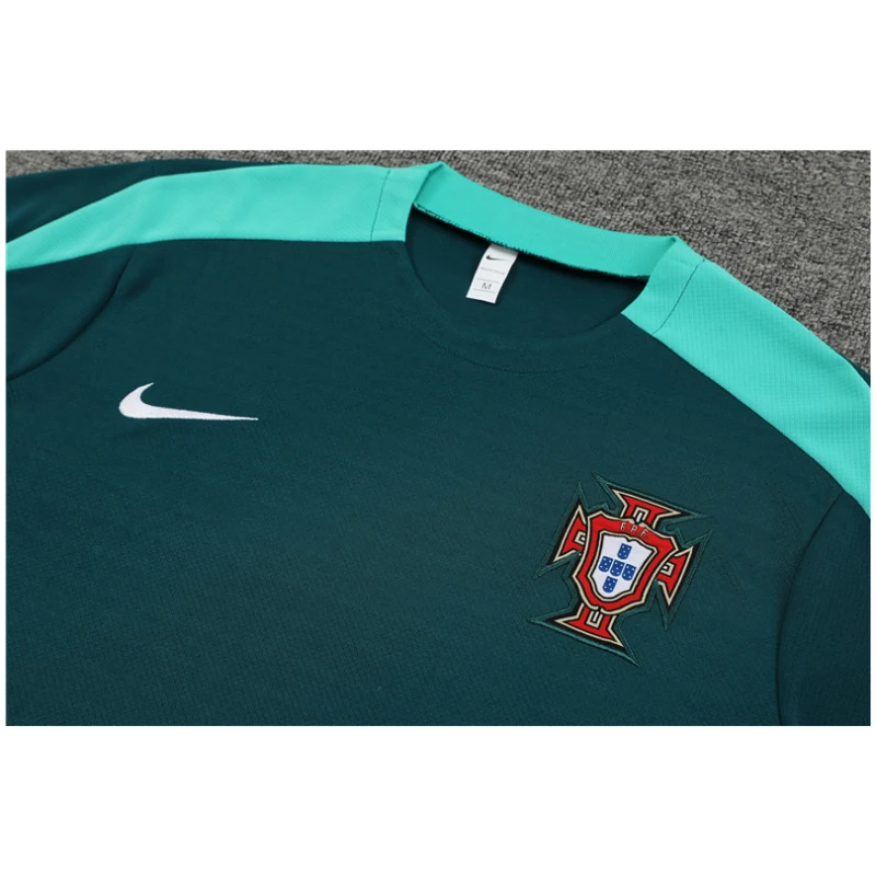Ensemble d’entraînement court Portugal vert 2024