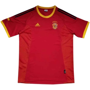 Maillot domicile rétro de l’Espagne 2002