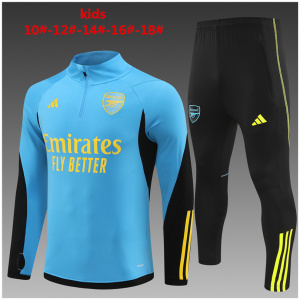 Tenue d’entraînement pour enfants Arsenal Bleu 2023/24