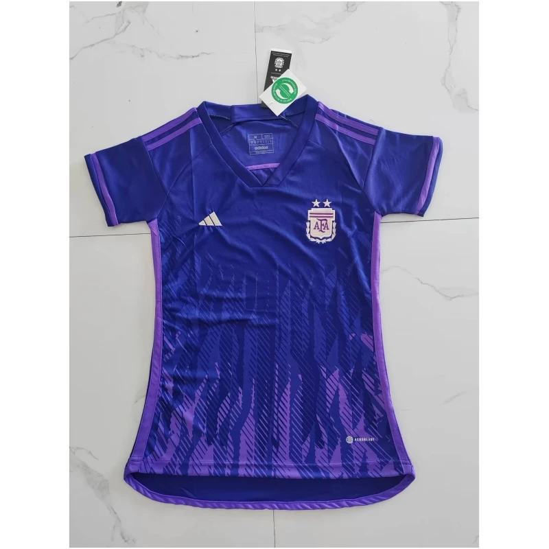 Maillot extérieur de l’équipe féminine d’Argentine FIFA Coupe du Monde Qatar 2022 – 3 étoiles