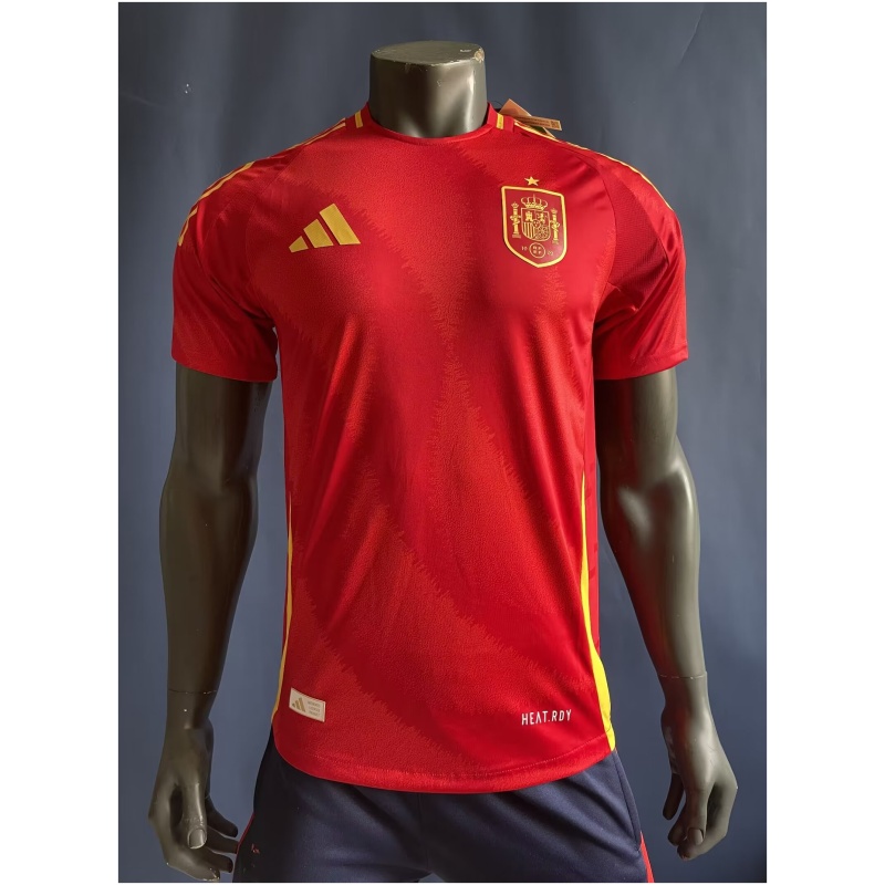 Maillot Domicile Authentique Espagne 2024 – joueur
