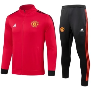 Ensemble de Survêtement d’Entraînement Manchester United Veste + Pantalon Rouge 2023/24