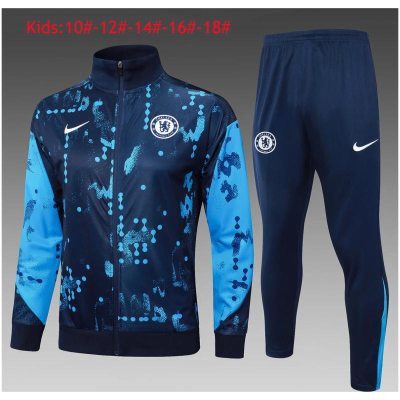 Ensemble de survêtement enfant Chelsea Veste + Pantalon Royal 2024/25
