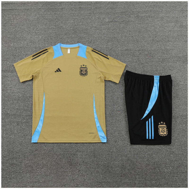 Tenue d’entraînement courte pour enfants Argentine Or 2024