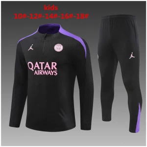 Ensemble d’entraînement pour enfants PSG x Jordan Noir 2024/25
