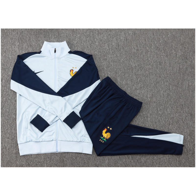 Ensemble de survêtement pour enfants France, veste + pantalon, bleu clair 2024