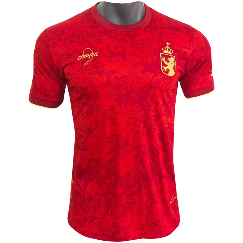 Maillot spécial rouge d’Espagne 2025