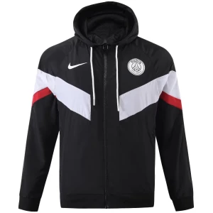 Veste Coupe-Vent PSG Toutes Saisons Noire 2023/24