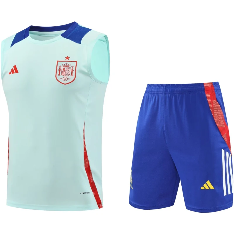 Tenue d’entraînement courte Espagne vert clair 2024