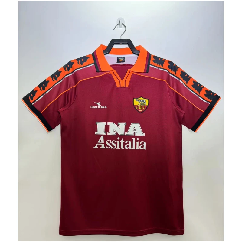 Maillot Domicile Rétro de l’AS Roma 1998/99