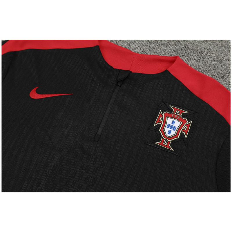 Ensemble d’entraînement Portugal Noir 2024