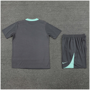 Maillot d'entraînement court PSG pour enfants gris 2024/25