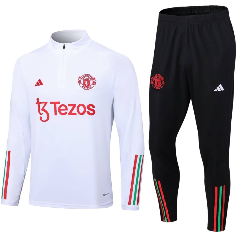 Survêtement d’entraînement Manchester United Blanc 2023/24