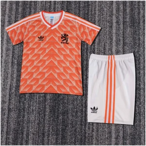Maillot rétro domicile des Pays-Bas 1988 pour enfants