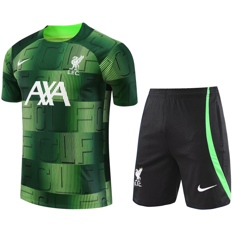Ensemble d’entraînement court Liverpool vert 2023/24