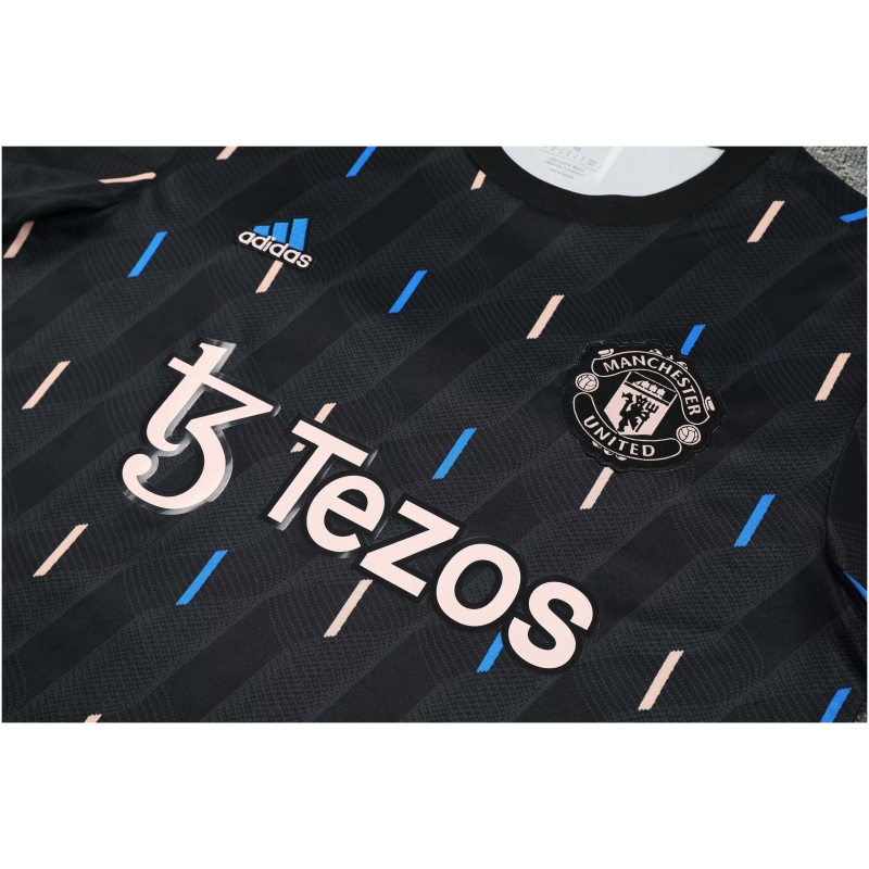 Tenue d’entraînement courte Manchester United noire 2023/24