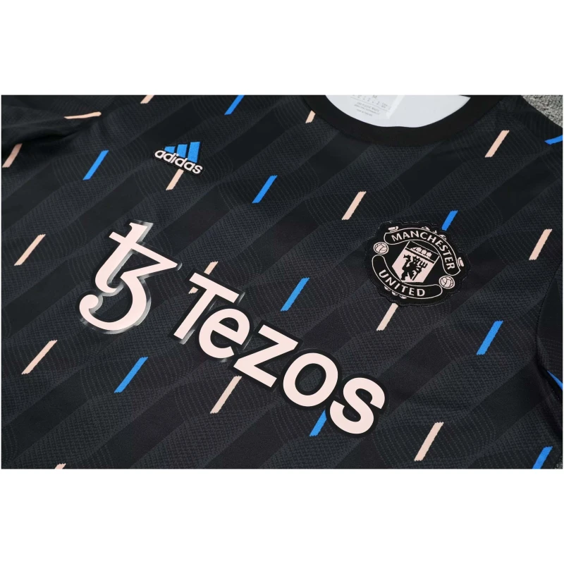 Tenue d’entraînement courte Manchester United noire 2023/24