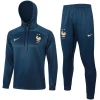 Ensemble de jogging France : sweat à capuche et pantalon entraînement Royal 2024