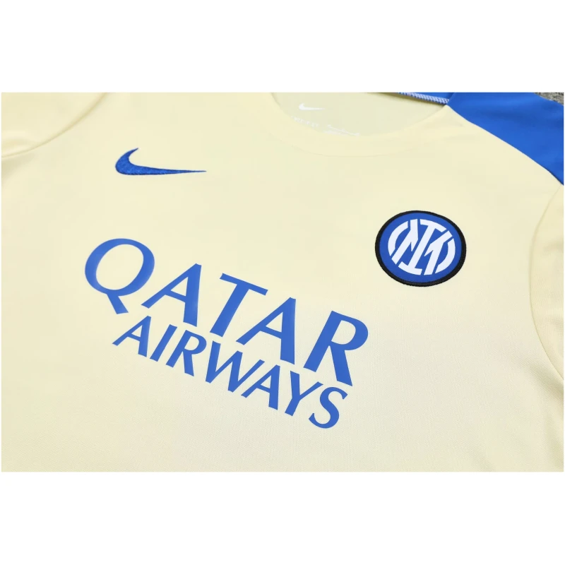 Tenue d’entraînement courte Inter Milan Jaune 2024/25