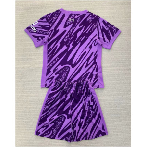 Maillot de gardien violet pour enfants de Liverpool 2024/25
