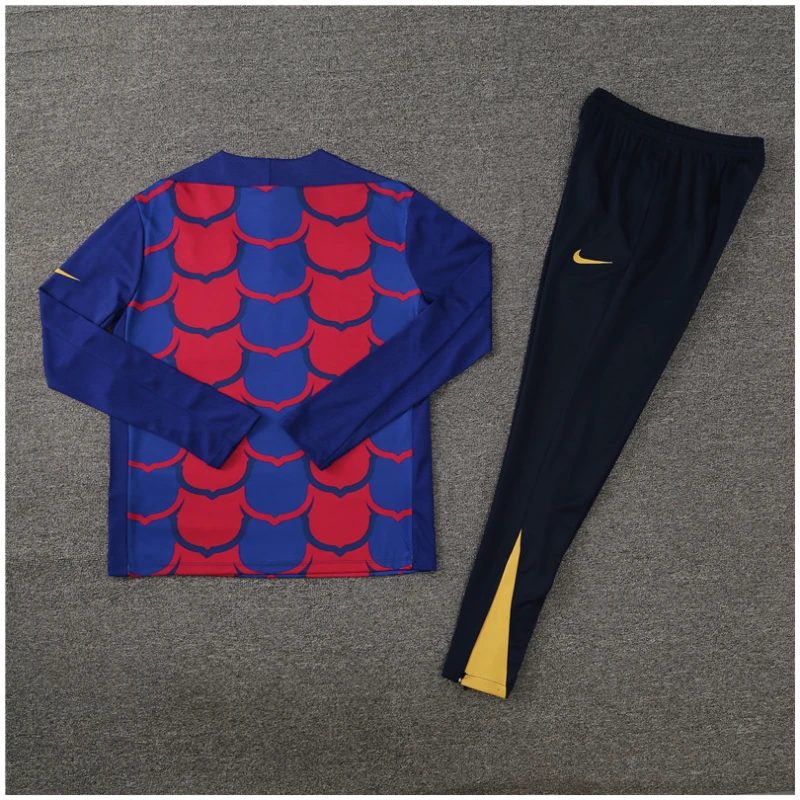Ensemble d’entraînement pour enfants Barcelone Rouge – Bleu 2024/25