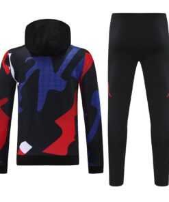 Sweat à capuche Manchester United + Pantalon Ensemble d’entraînement Noir II 2024/25