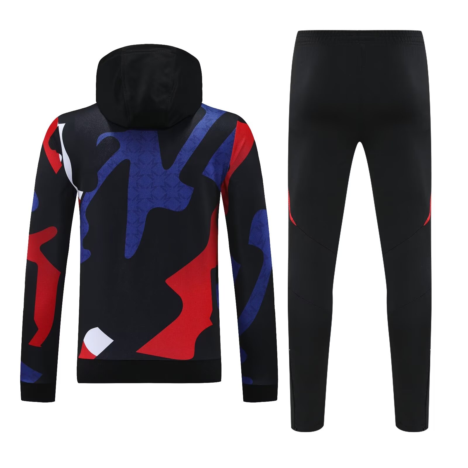 Sweat à capuche Manchester United + Pantalon Ensemble d’entraînement Noir II 2024/25