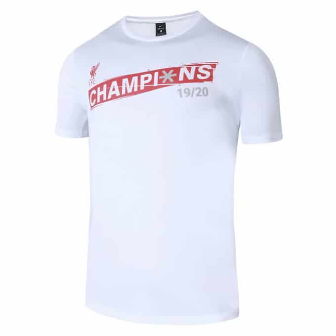T-shirt blanche Liverpool Champion de la Premier League 1920