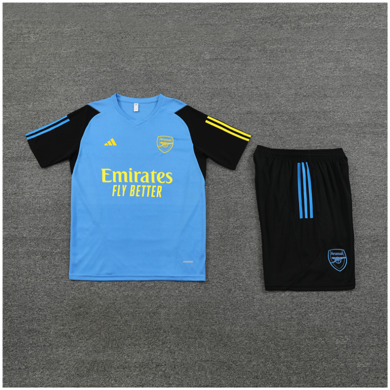Ensemble d’entraînement court pour enfants Arsenal Bleu 2023/24