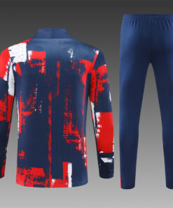 Ensemble d’entraînement PSG pour enfants rouge – bleu 2024/25