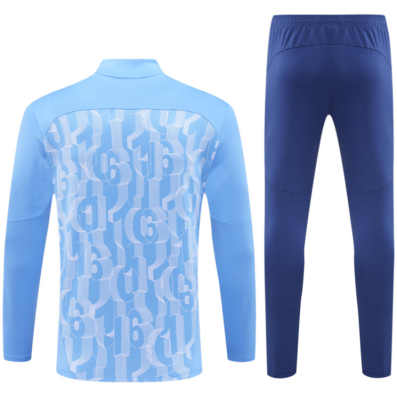 Ensemble d’entraînement Manchester City Motif Bleu 2024/25