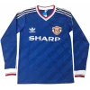 Maillot Manchester United Extérieur Rétro Manches Longues 1986/1987