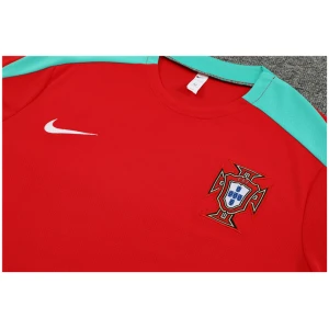 Tenue d'entraînement courte du Portugal rouge 2024